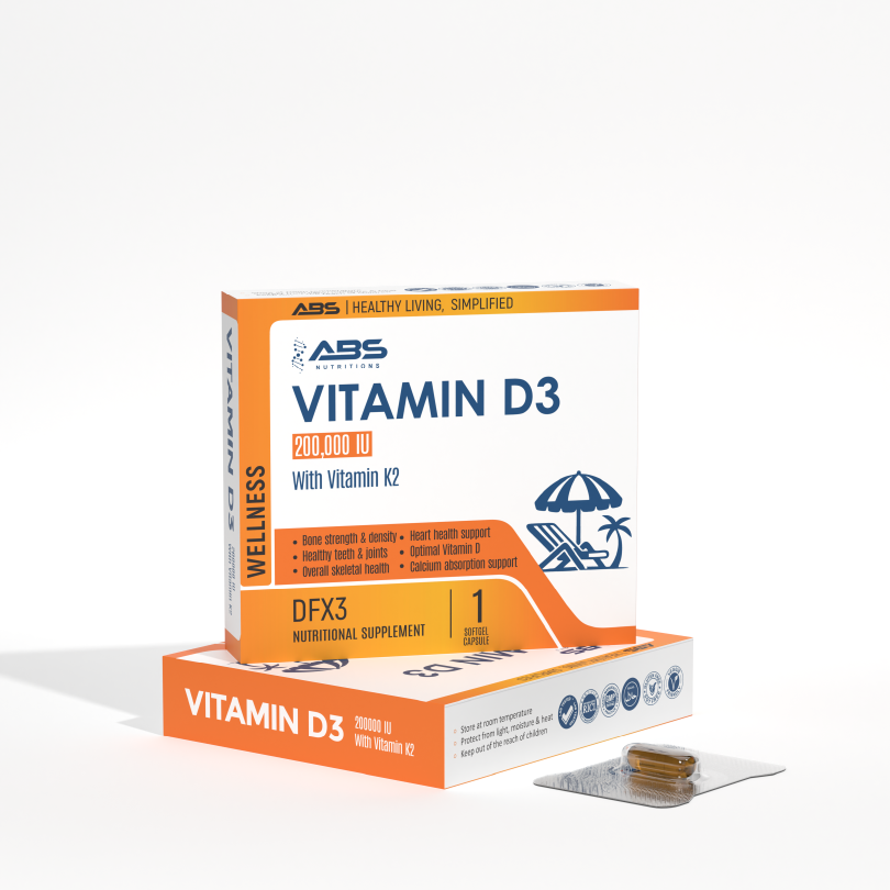 Vitamin D3 200,000 IU With Vitamin K2